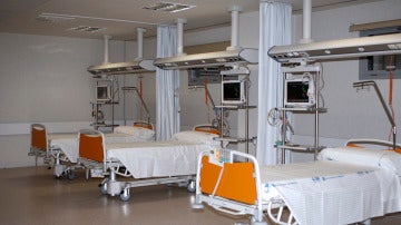 Imagen de una habitación del Hospital Infanta Sofía de San Sebastián de los Reyes, donde trasladaron al joven
