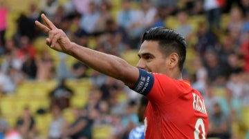 Radamel Falcao celebra un gol