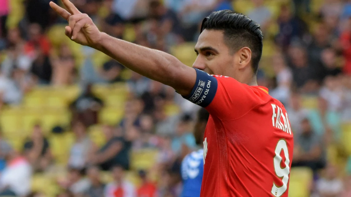 Radamel Falcao celebra un gol