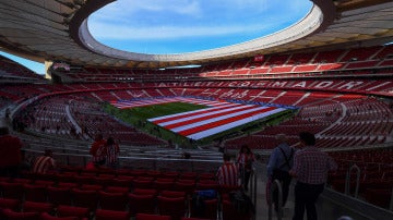 El Wanda Metropolitano, a pocos minutos de su estreno oficial