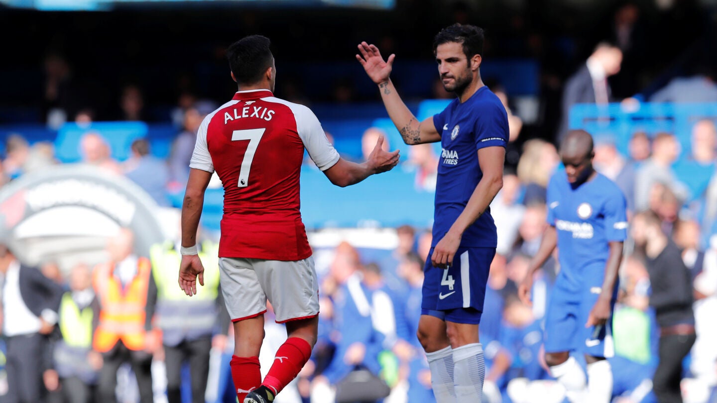 Chelsea - Arsenal, Cesc y Alexis