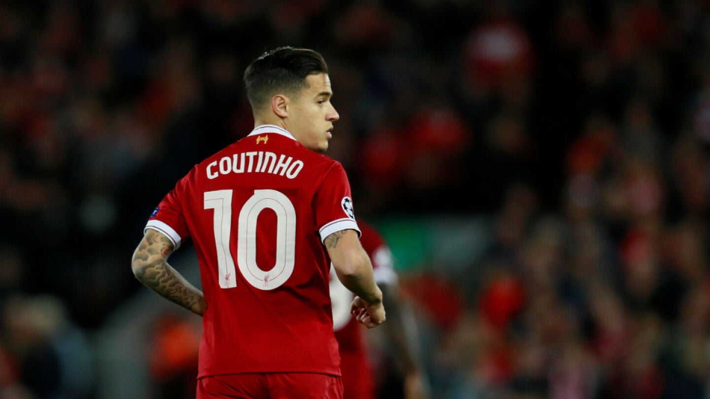 Coutinho, con el Liverpool