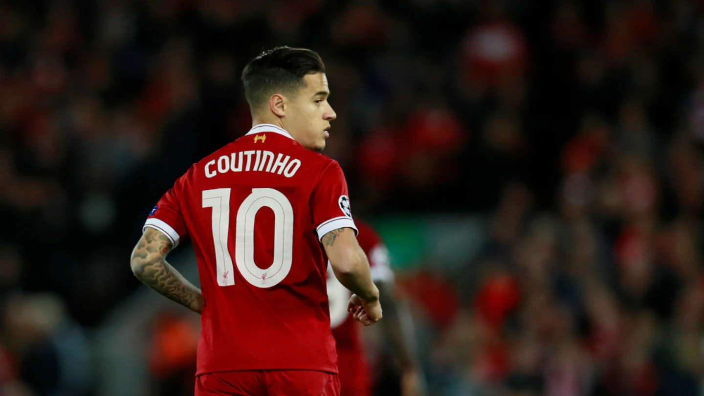 Coutinho, con el Liverpool Coutinho, con el Liverpool