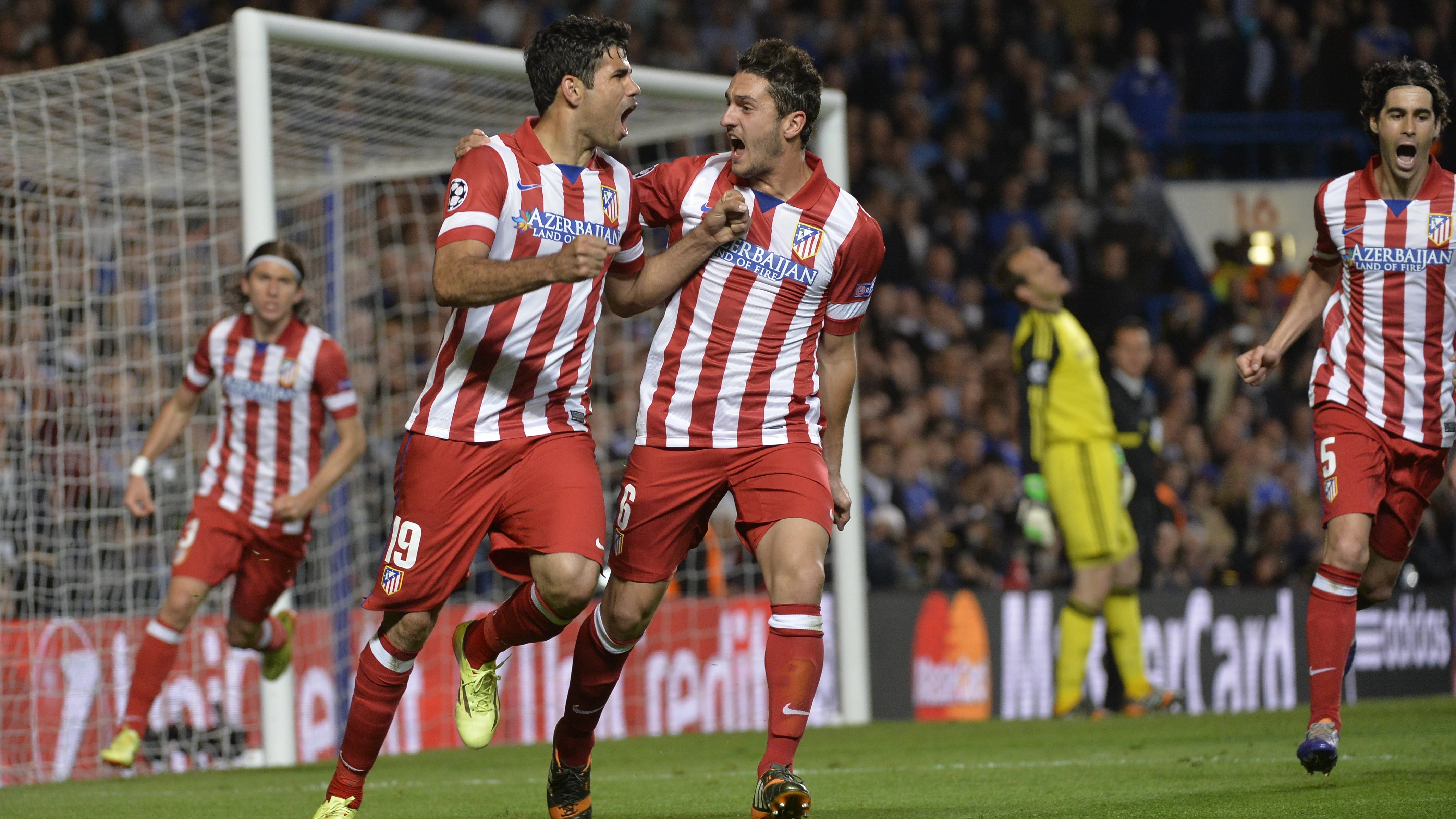 Koke y Diego Costa