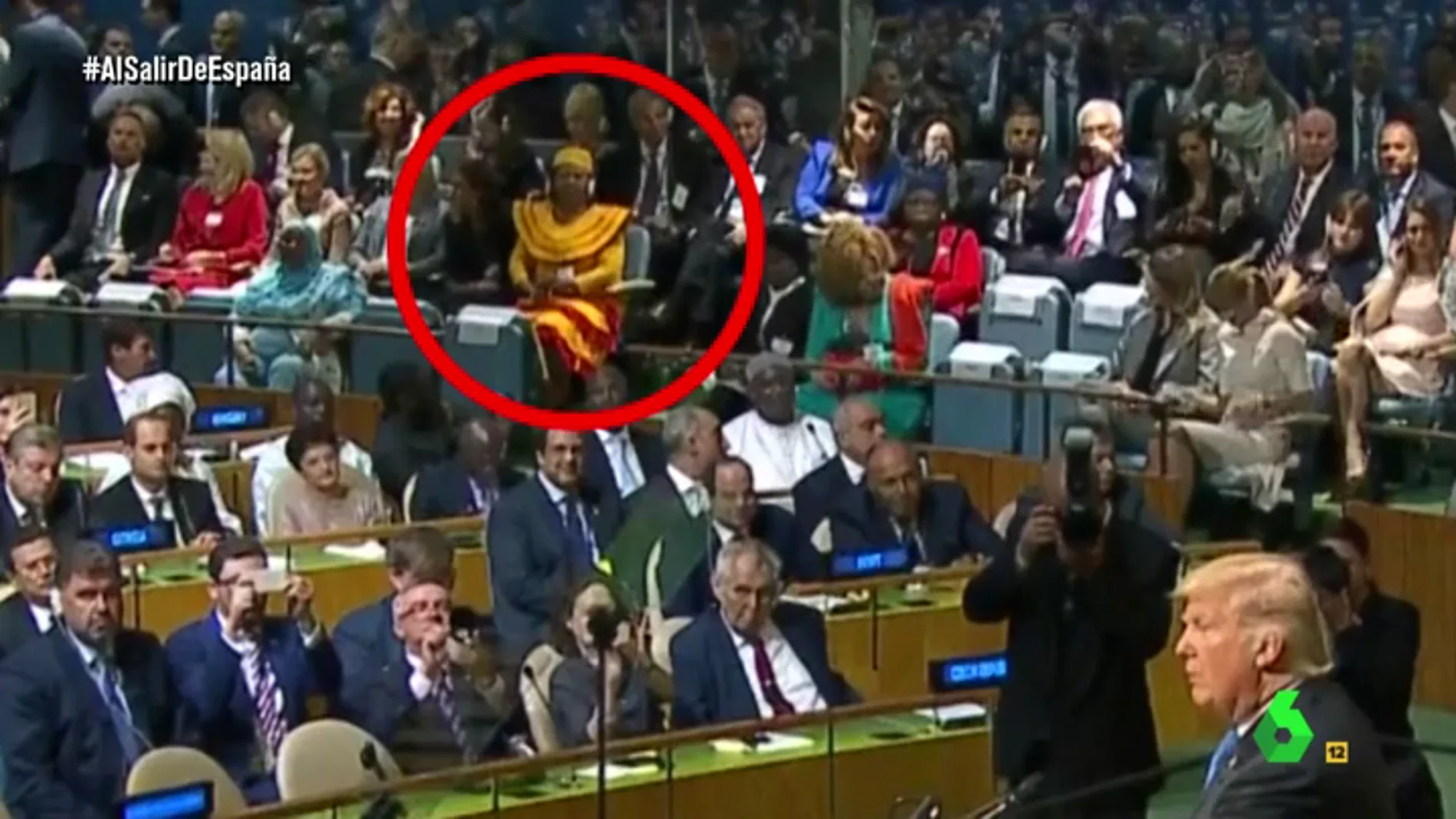 Wyoming destapa la "traición" de Cataluña en la Asamblea de la ONU: "Una mujer vestida de senyera, ¡eso es 'product placement'!"