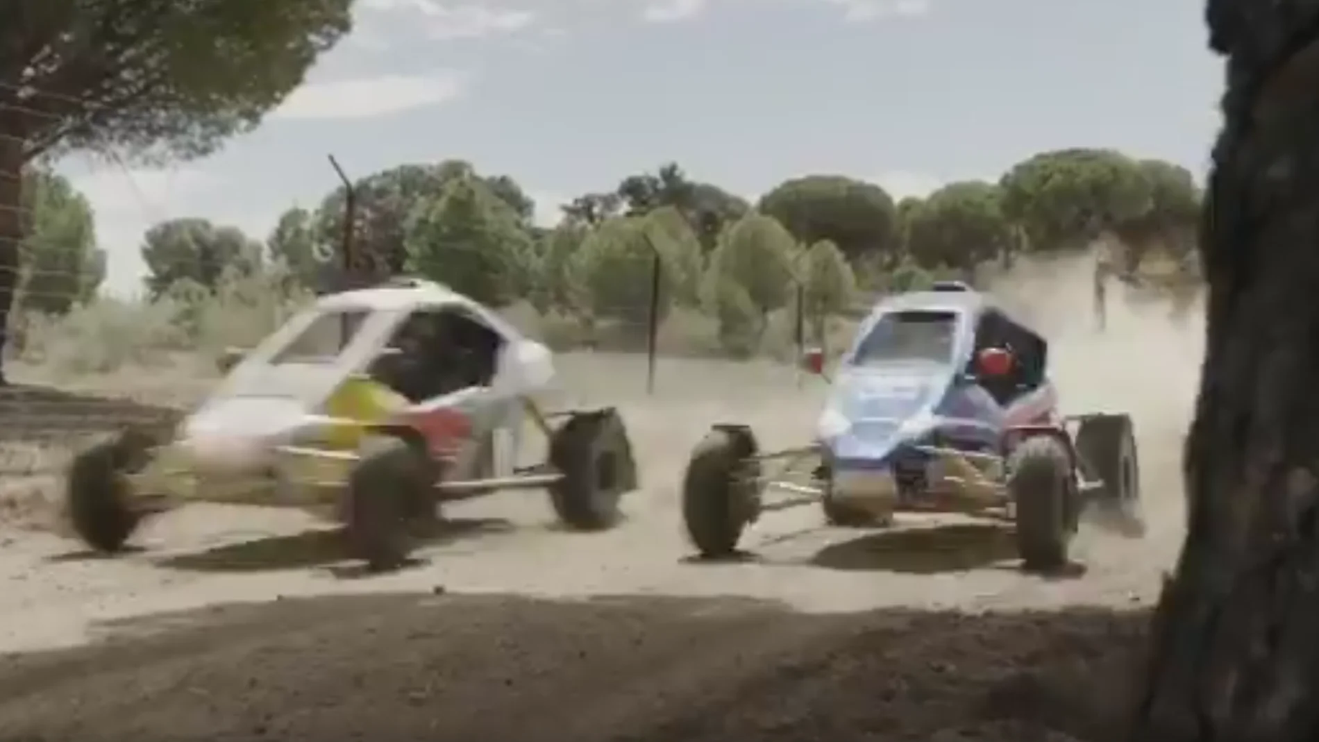 Carlos Sainz padre e hijo, compitiendo en una carrera