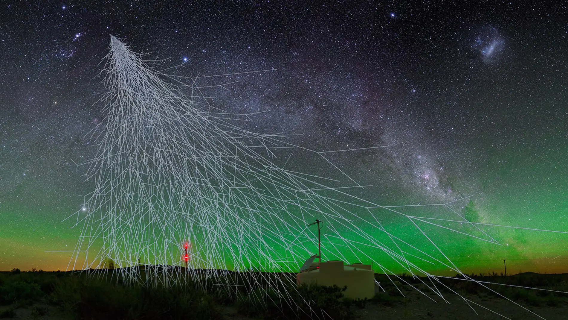 Los rayos cosmicos de muy alta energia vienen de fuera de la Via Lactea