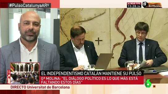 José García Molina, sobre el 1-O: "Votar nunca puede ser una cuestión ilegal que se persiga y se reprima" José García Molina, sobre el 1-O: "Votar nunca puede ser una cuestión ilegal que se persiga y se reprima"