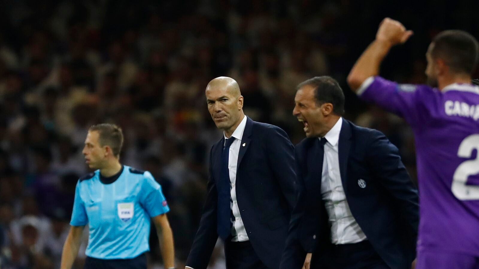 Zidane y Allegri en la Champions