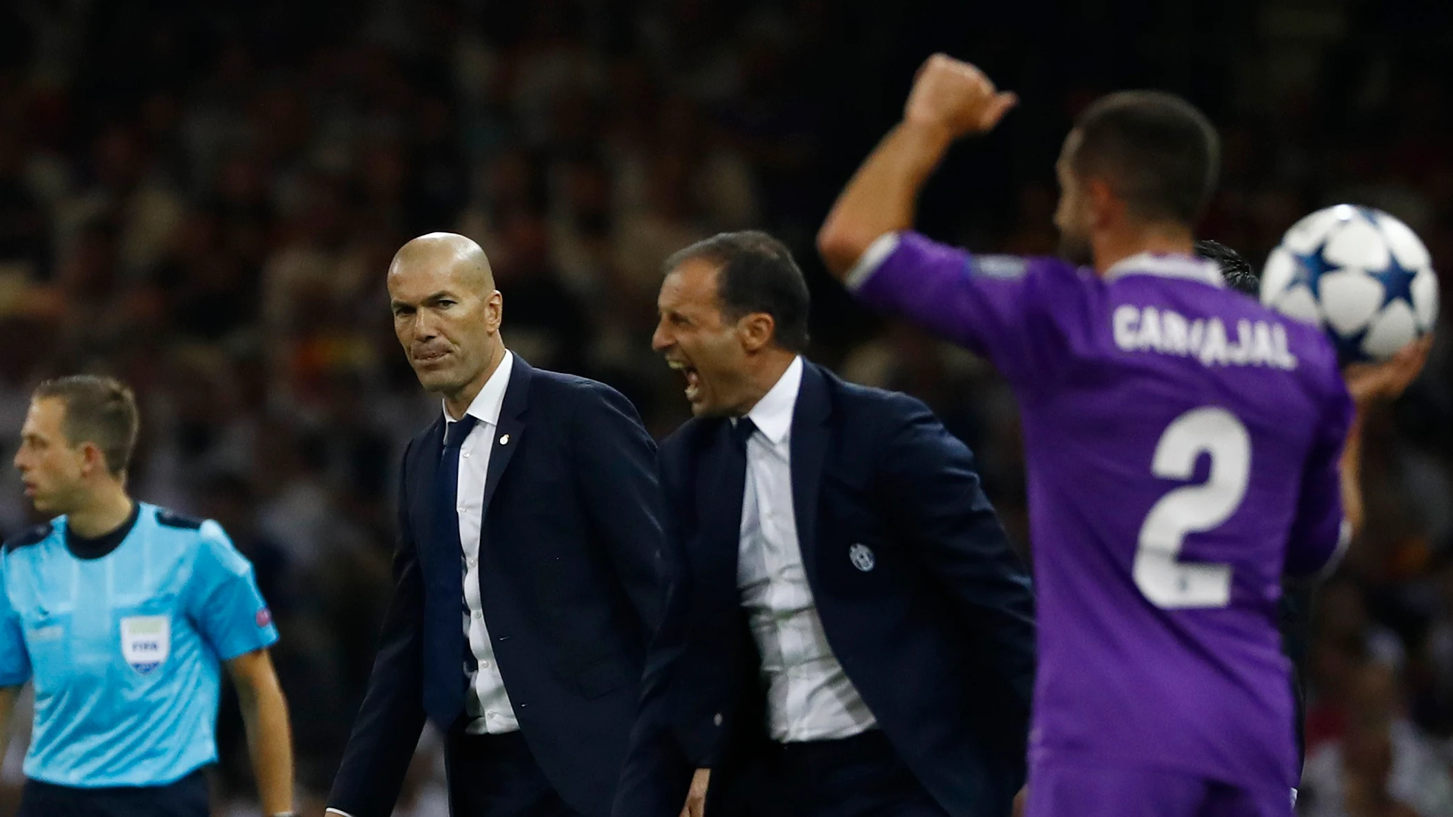 Zidane y Allegri en la Champions