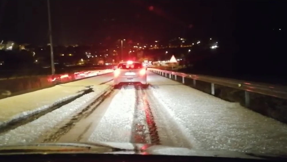 Granizada en Teruel