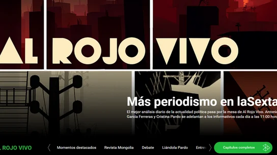 Portada de Al Rojo Vivo en laSexta Portada de Al Rojo Vivo en laSexta