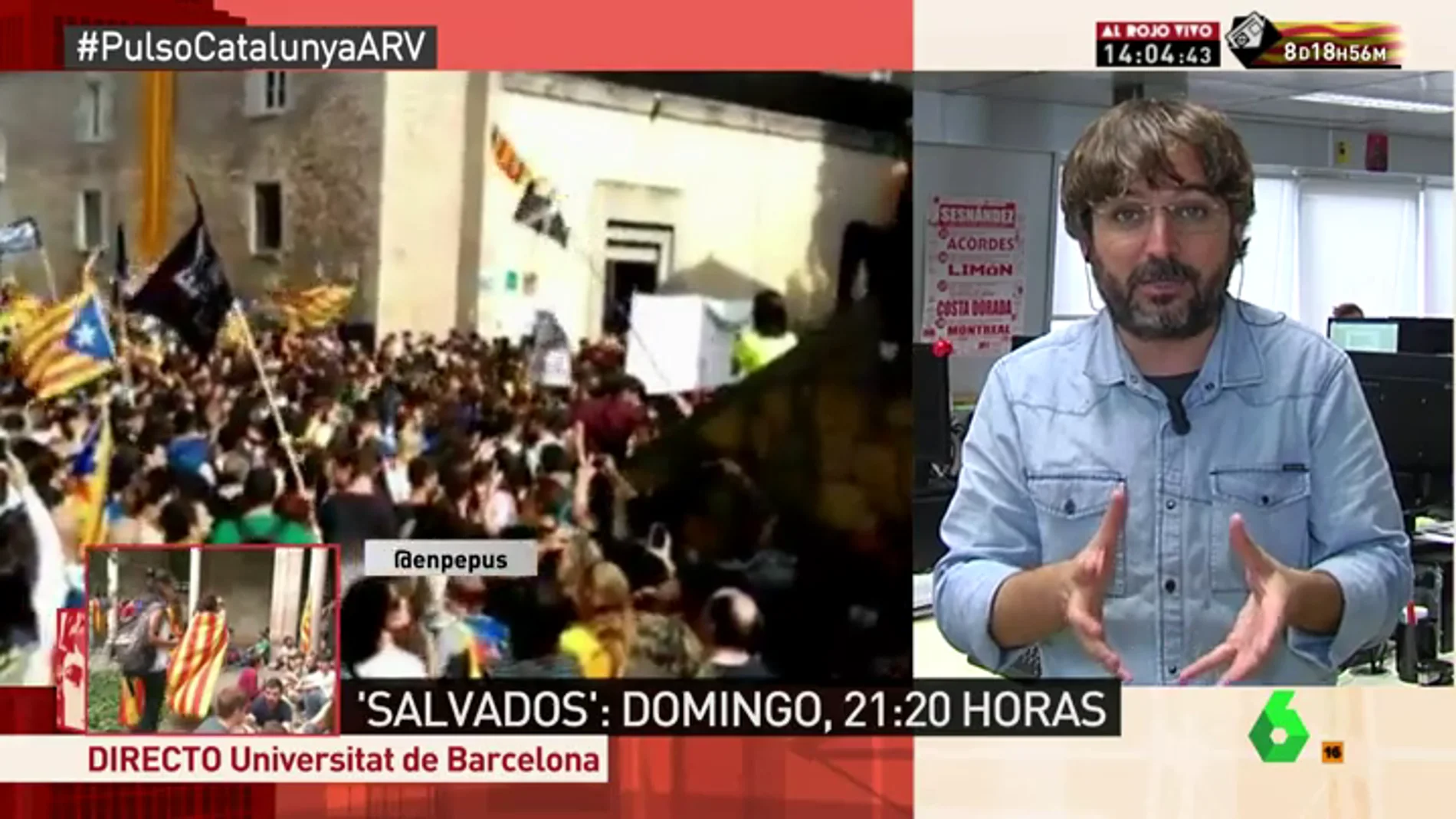 Jordi Évole: "Tenemos que votar porque no hay otra solución y hacer una reclamación intensa al Gobierno y PSOE"