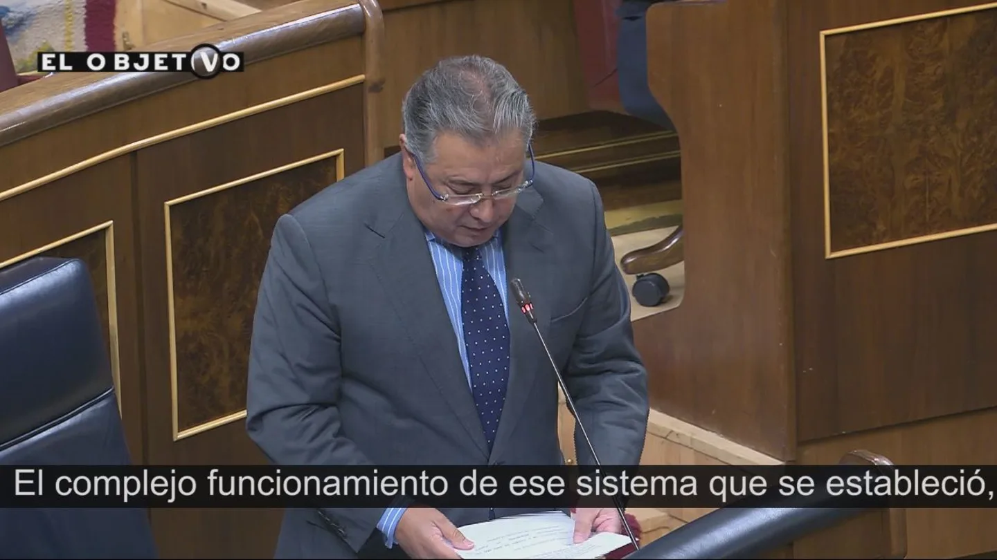 Juan Ignacio Zoido, ministro de Interior, en el Congreso de los Diputados. Juan Ignacio Zoido, ministro de Interior, en el Congreso de los Diputados.