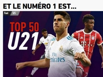 Asensio, mejor sub 21 del mundo para L'Equipe Asensio, mejor sub 21 del mundo para L'Equipe