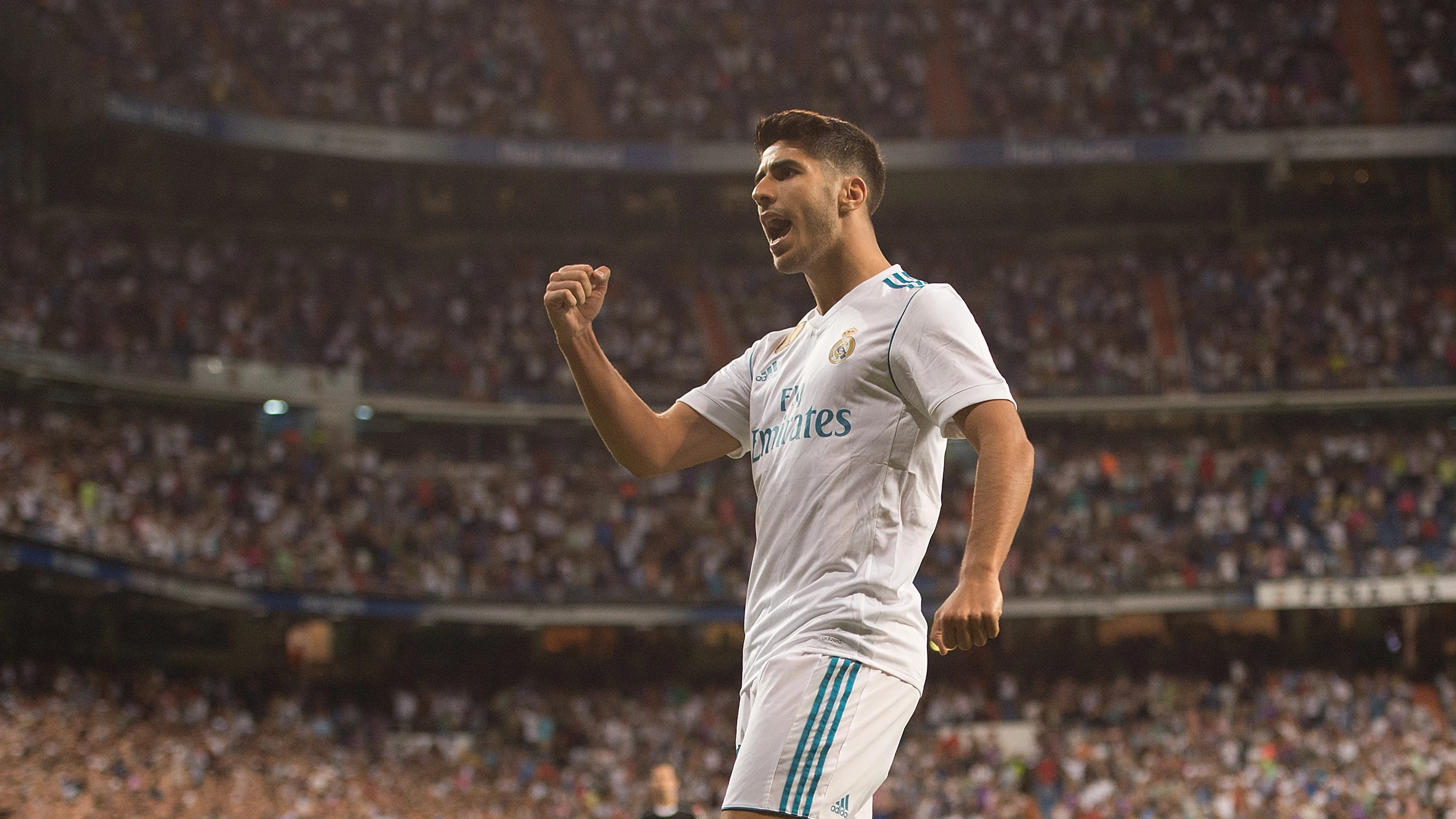 Marco Asensio celebrando un gol Marco Asensio celebrando un gol