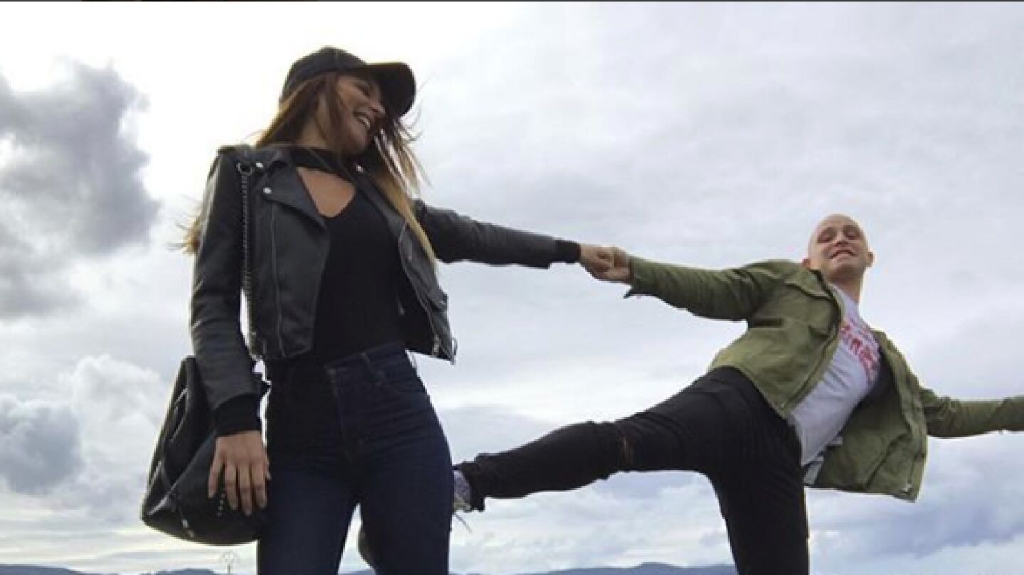 Yeray &Aacute;lvarez y su novia
