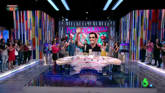 Zapeando despide con un “atronador aplauso” al Alberto Contador Zapeando despide con un “atronador aplauso” al Alberto Contador