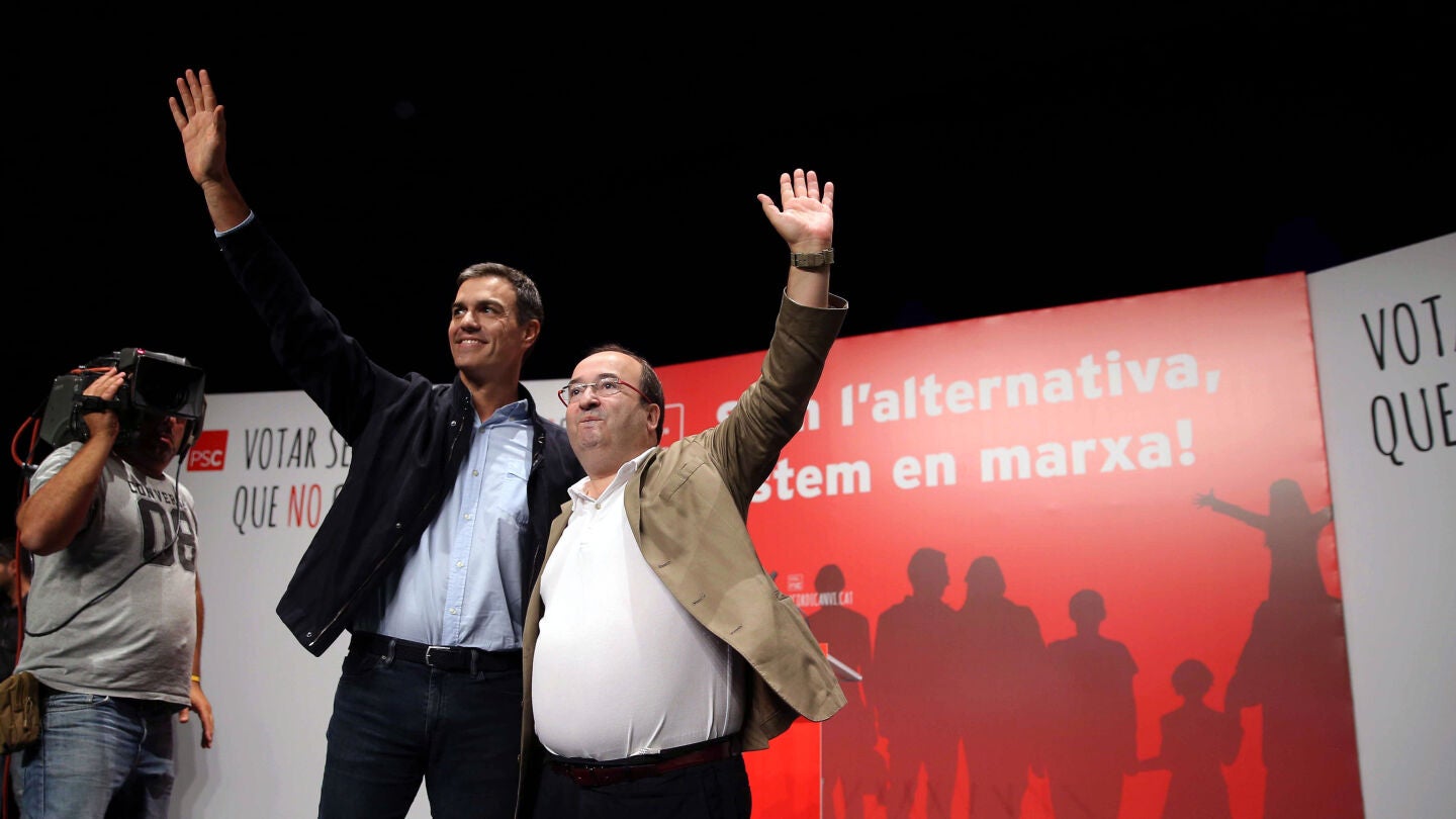 Pedro S&aacute;nchez y Miquel Iceta