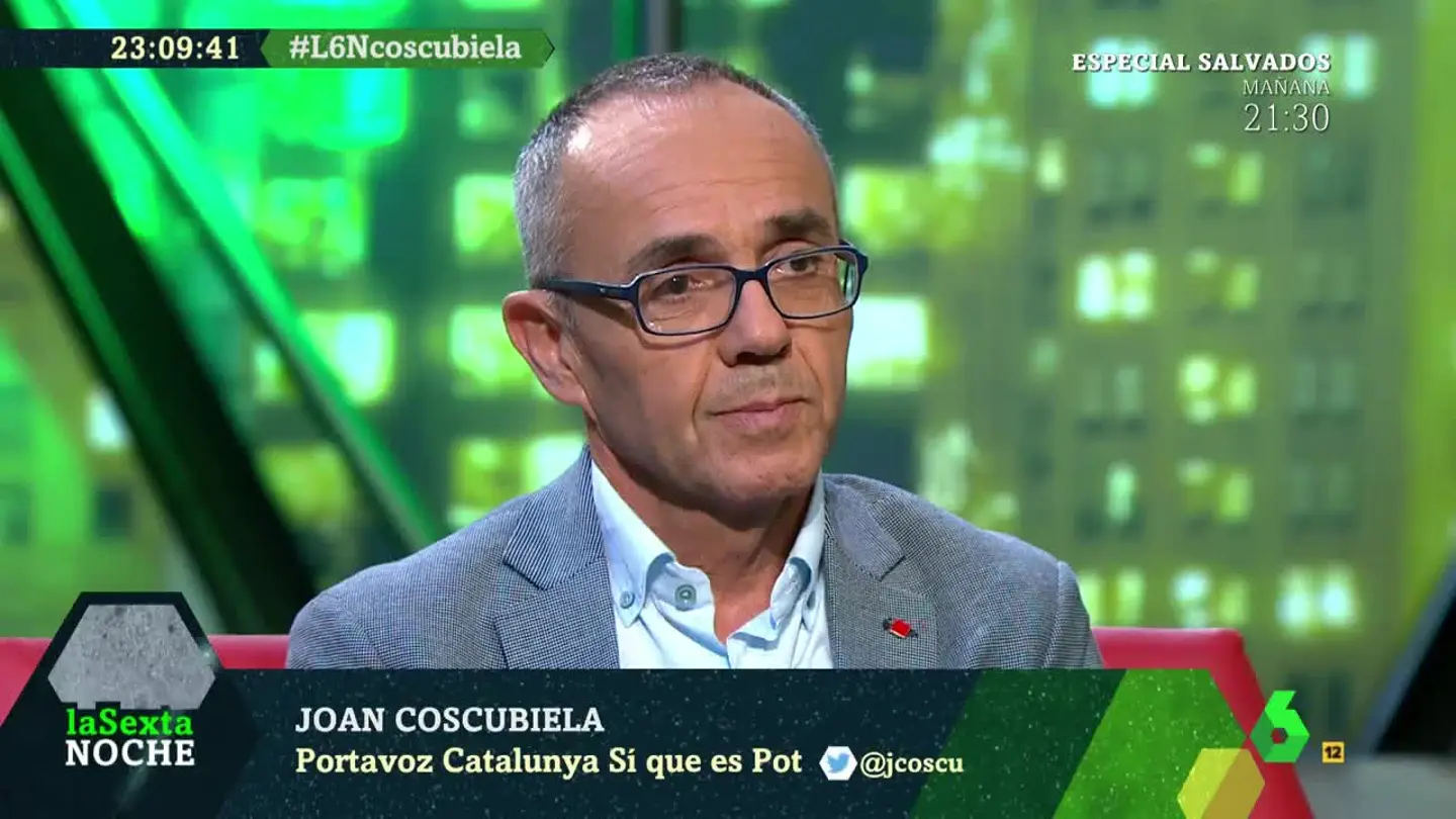 Joan Coscubiela en laSexta Noche Joan Coscubiela en laSexta Noche