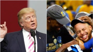 Donald Trump no invitará a los Warriors a la Casa Blanca