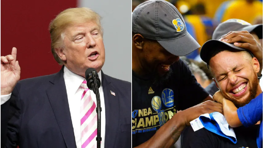 Donald Trump no invitará a los Warriors a la Casa Blanca