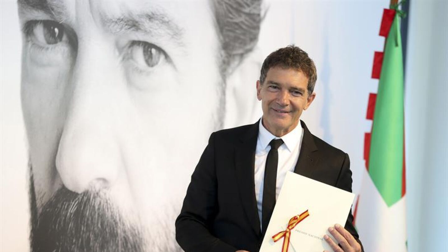 Antonio Banderas agradece el Premio Nacional de Cinematograf&iacute;a en reconocimiento a su carrera como actor, director y productor