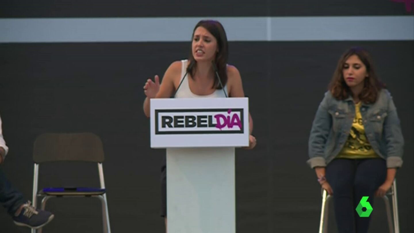 Irene Montero acusa al PP de llevar a cabo una "ofensiva antidemocr&aacute;tica" en Catalu&ntilde;a