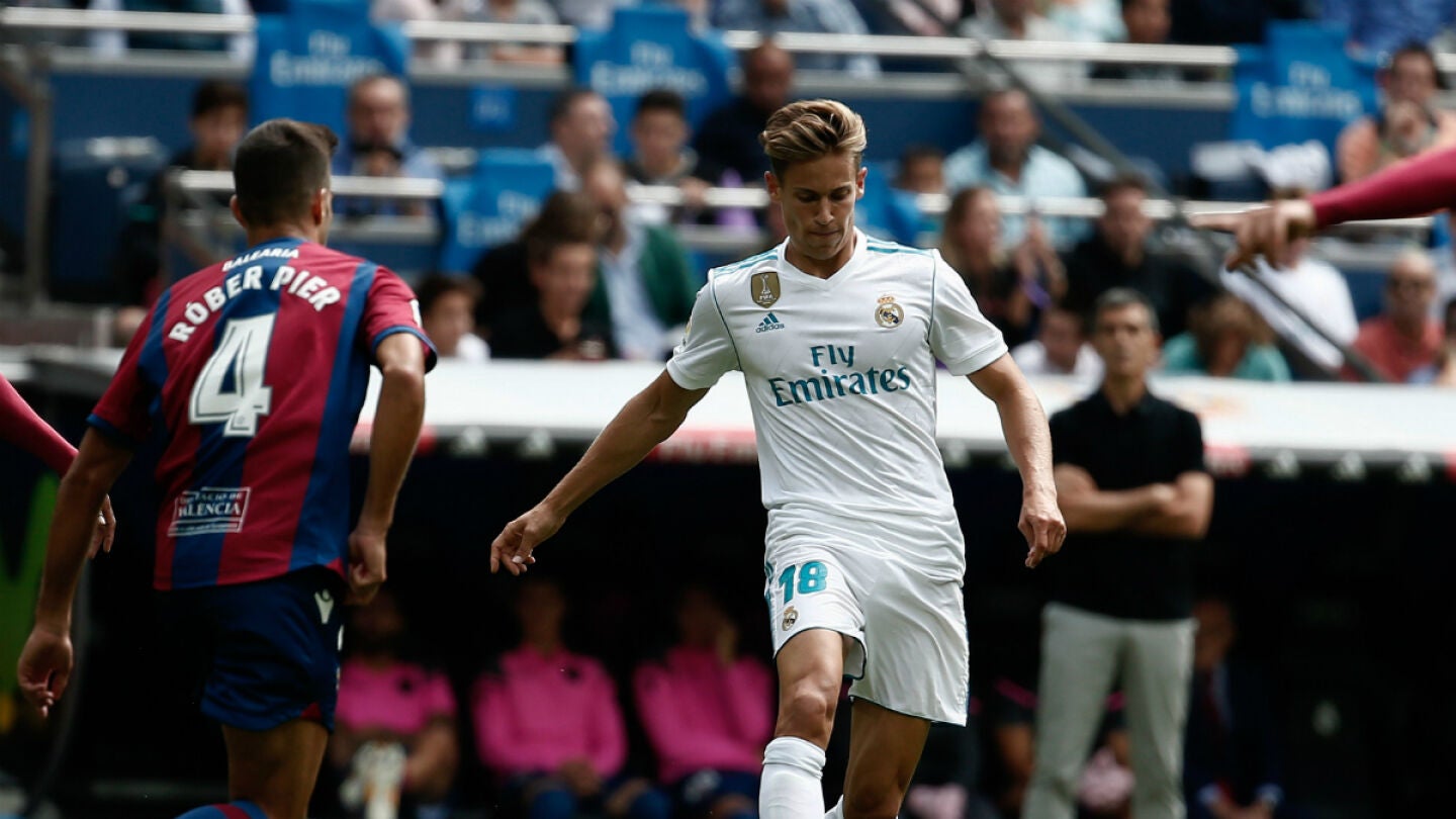 Marcos Llorente, ante el Levante
