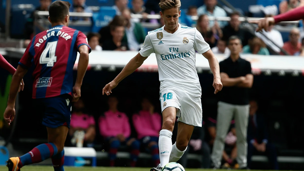 Marcos Llorente, ante el Levante