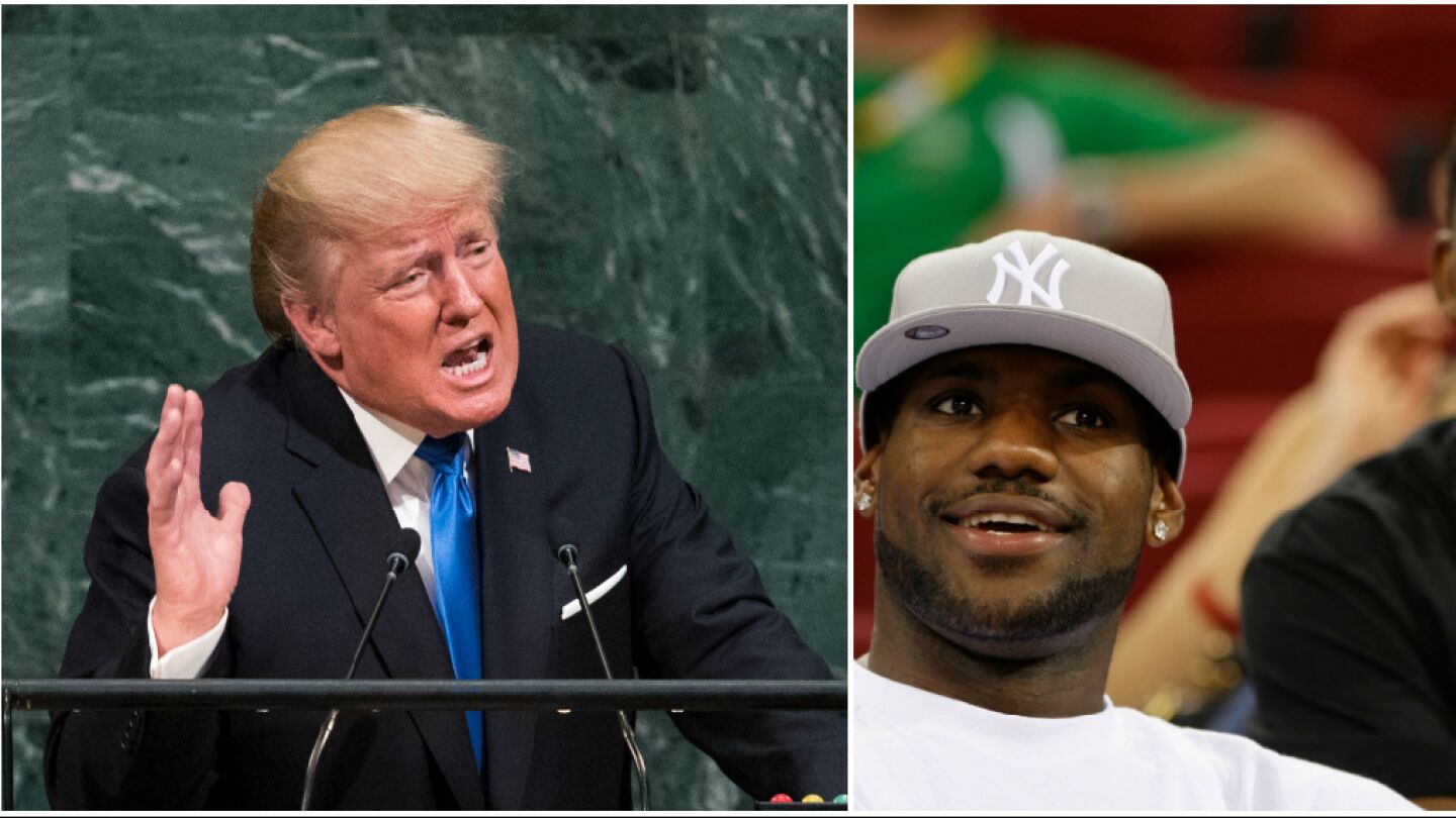 LeBron James y Chris Paul cargan contra Donald Trump