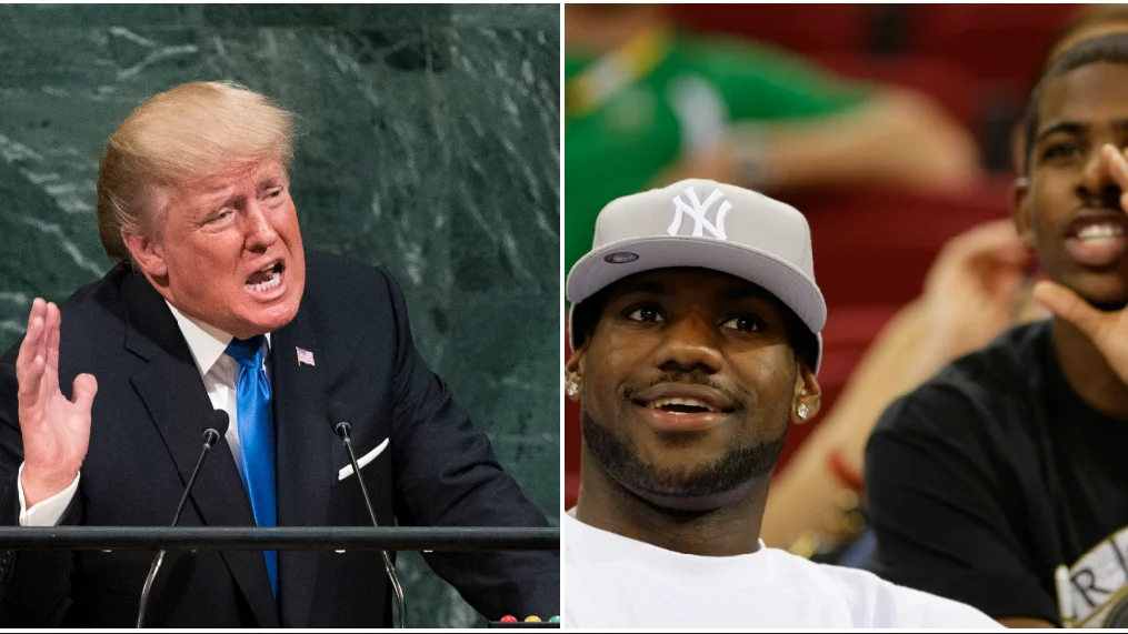 LeBron James y Chris Paul cargan contra Donald Trump