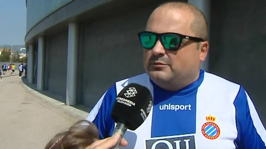 Un aficionado del Espanyol