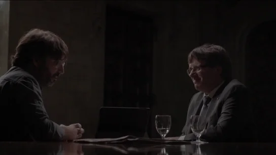 Jordi Évole y Carles Puigdemont Jordi Évole y Carles Puigdemont