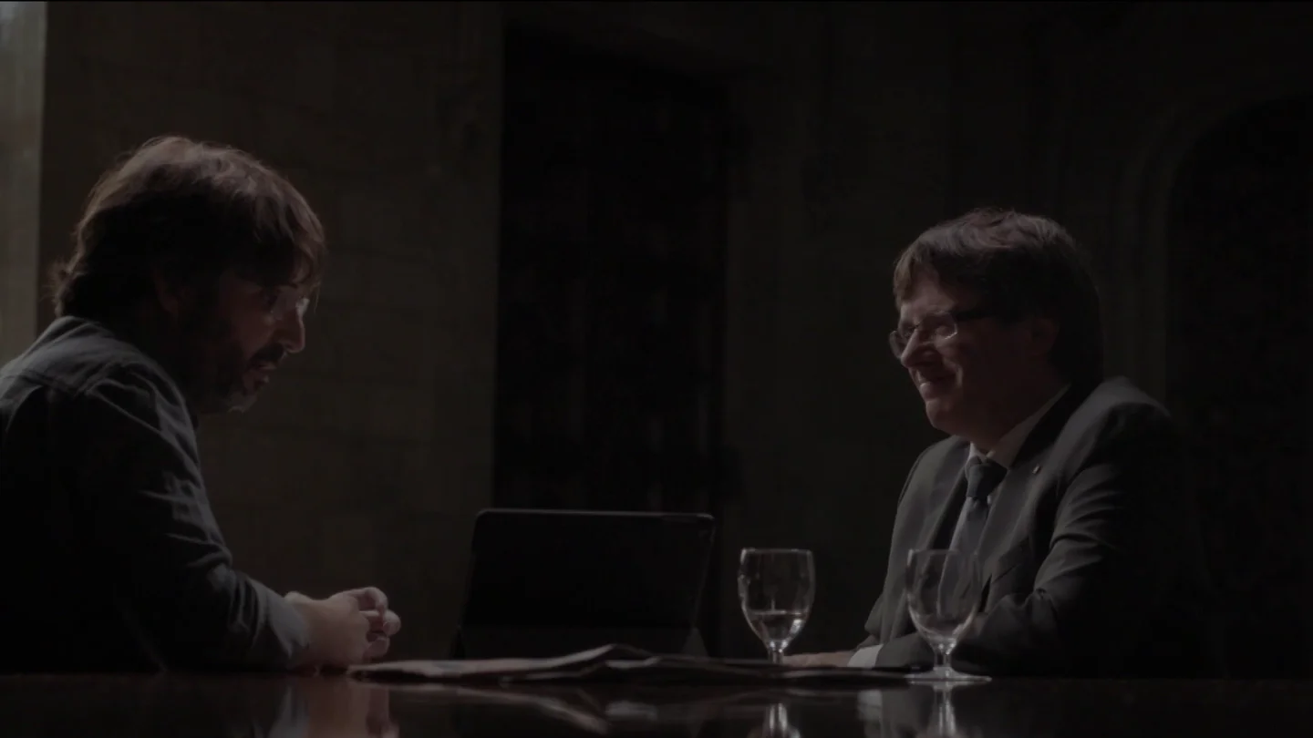 Jordi Évole y Carles Puigdemont Jordi Évole y Carles Puigdemont