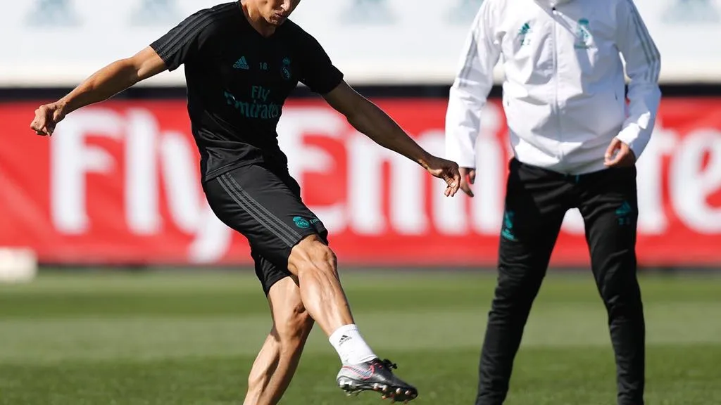 Marcos Llorente, junto a Zidane Marcos Llorente, junto a Zidane