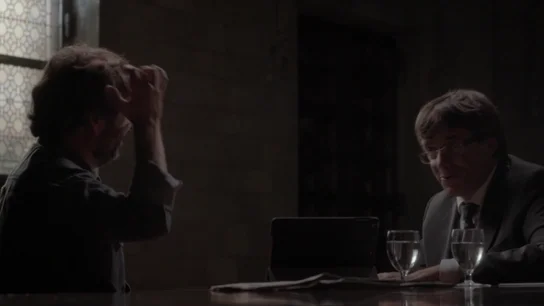 Jordi Évole y Carles Puigdemont Jordi Évole y Carles Puigdemont