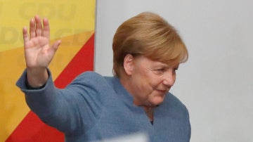 Angela Merkel, tras ganar las elecciones
