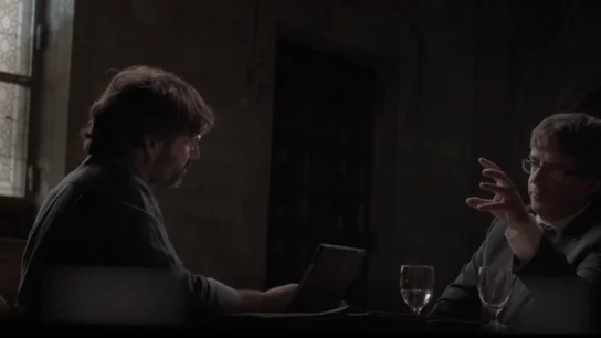 Jordi Évole y Carles Puigdemont Jordi Évole y Carles Puigdemont