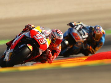 M&aacute;rquez corre en Arag&oacute;n