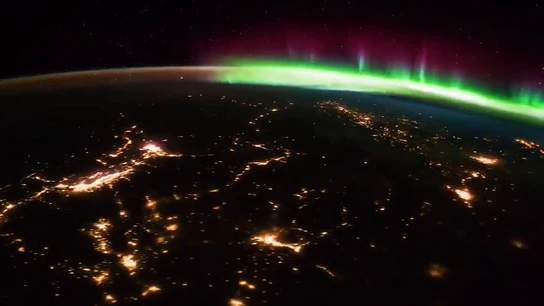 La aurora boreal sobre Canadá La aurora boreal sobre Canadá