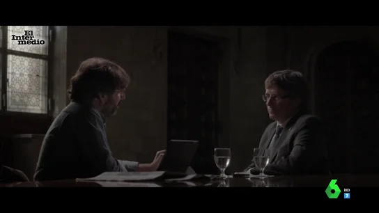 Jordi Évole y Carles Puigdemont Jordi Évole y Carles Puigdemont