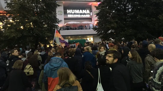 Protesta contra el discurso xenófobo del partido ultraderechista Alternativa para Alemania (AfD) Protesta contra el discurso xenófobo del partido ultraderechista Alternativa para Alemania (AfD)