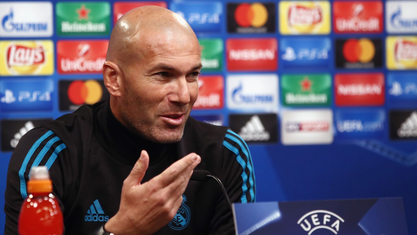 Zidane en rueda de prensa