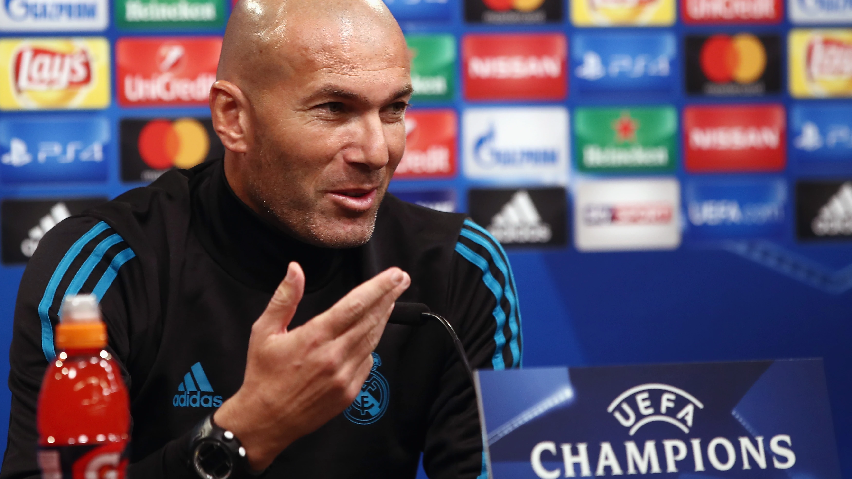 Zidane en rueda de prensa