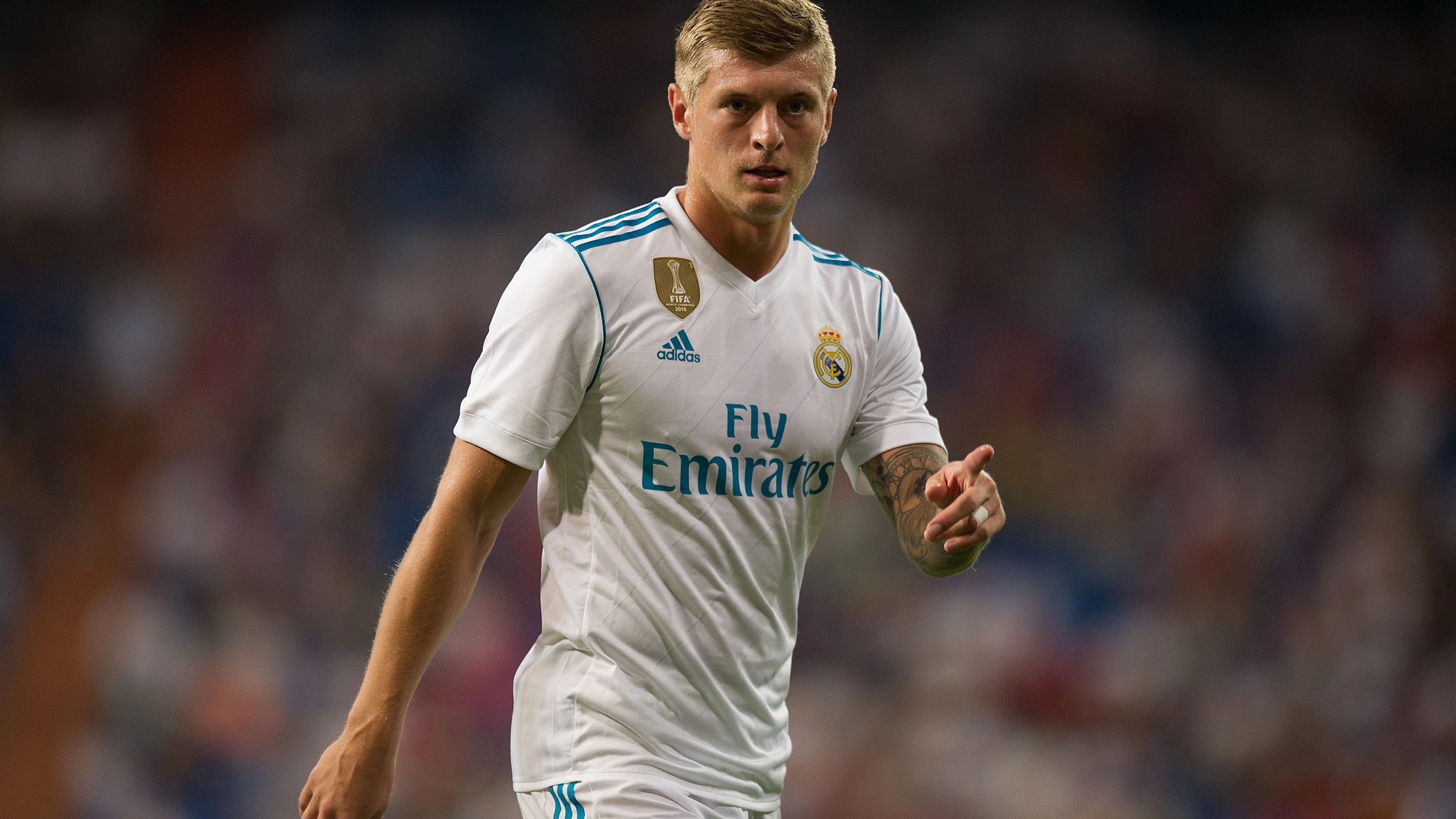 Toni Kroos en el partido frente a la Fiorentina