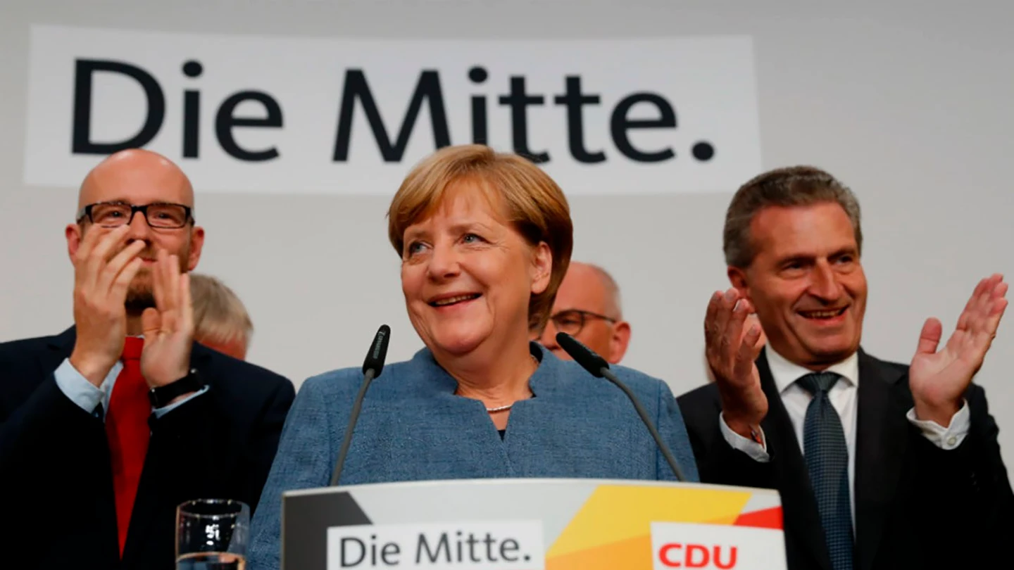 La canciller alemana y líder cristianodemócrata, Angela Merkel La canciller alemana y líder cristianodemócrata, Angela Merkel