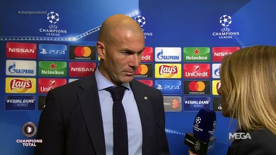 Zidane: "Contento por Cristiano" Zidane: "Contento por Cristiano"