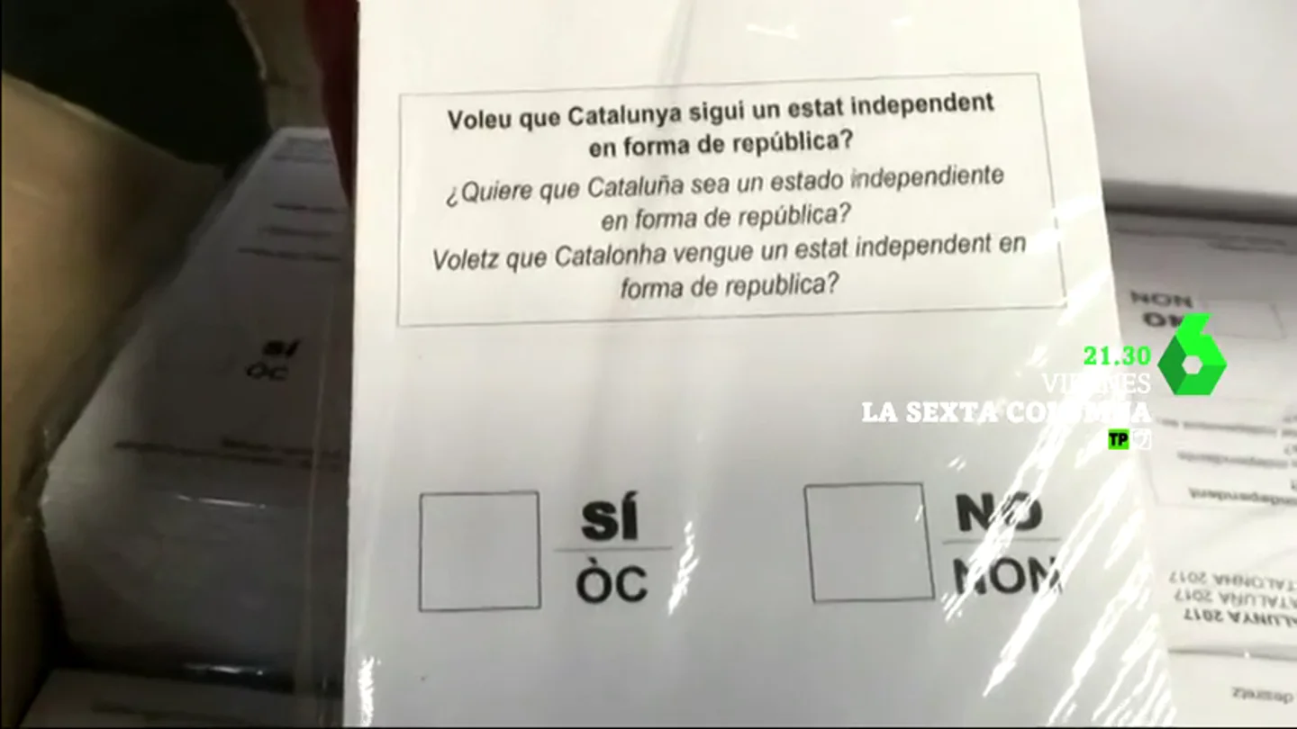 ¿Habrá urnas el 1 de octubre? ¿Hacia dónde camina Cataluña? Este viernes en laSexta Columna ¿Habrá urnas el 1 de octubre? ¿Hacia dónde camina Cataluña? Este viernes en laSexta Columna