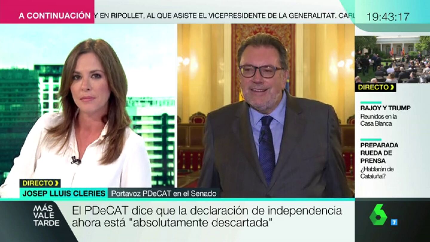 Cleries (PDeCAT) contradice a Campuzano: "Si gana el 's&iacute;' en el refer&eacute;ndum se declarar&aacute; la independencia"